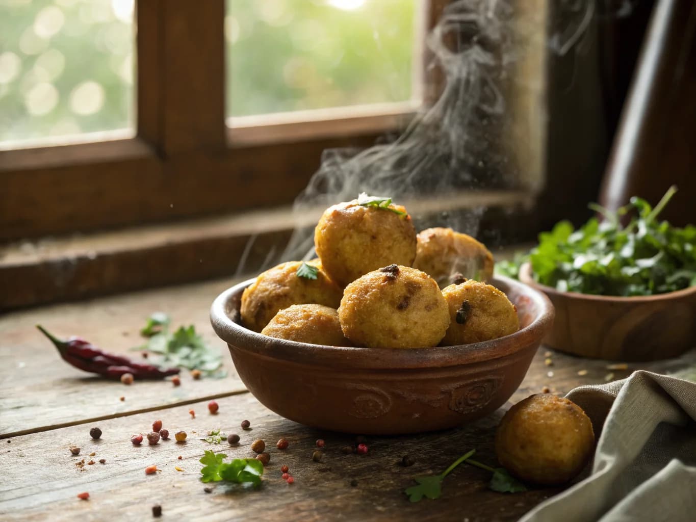 Indian Potato Fritters (Aloo Bonda)