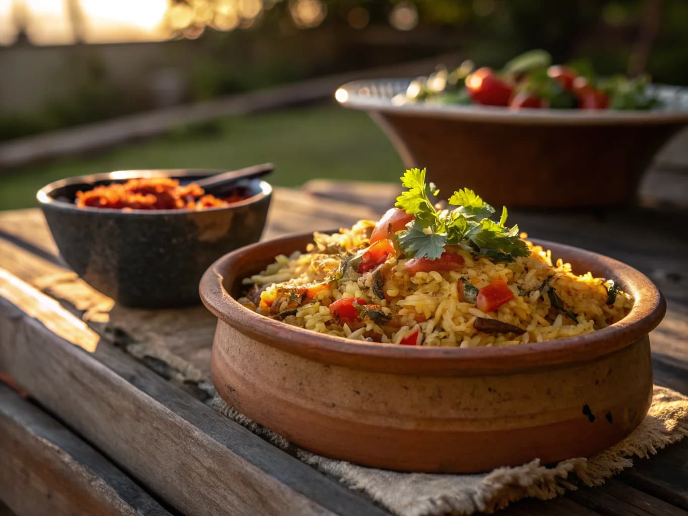 Vegetable Biryani Indian Style