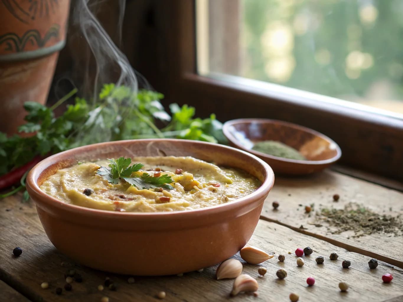 Moroccan Bissara (Creamy Fava Bean Dip)