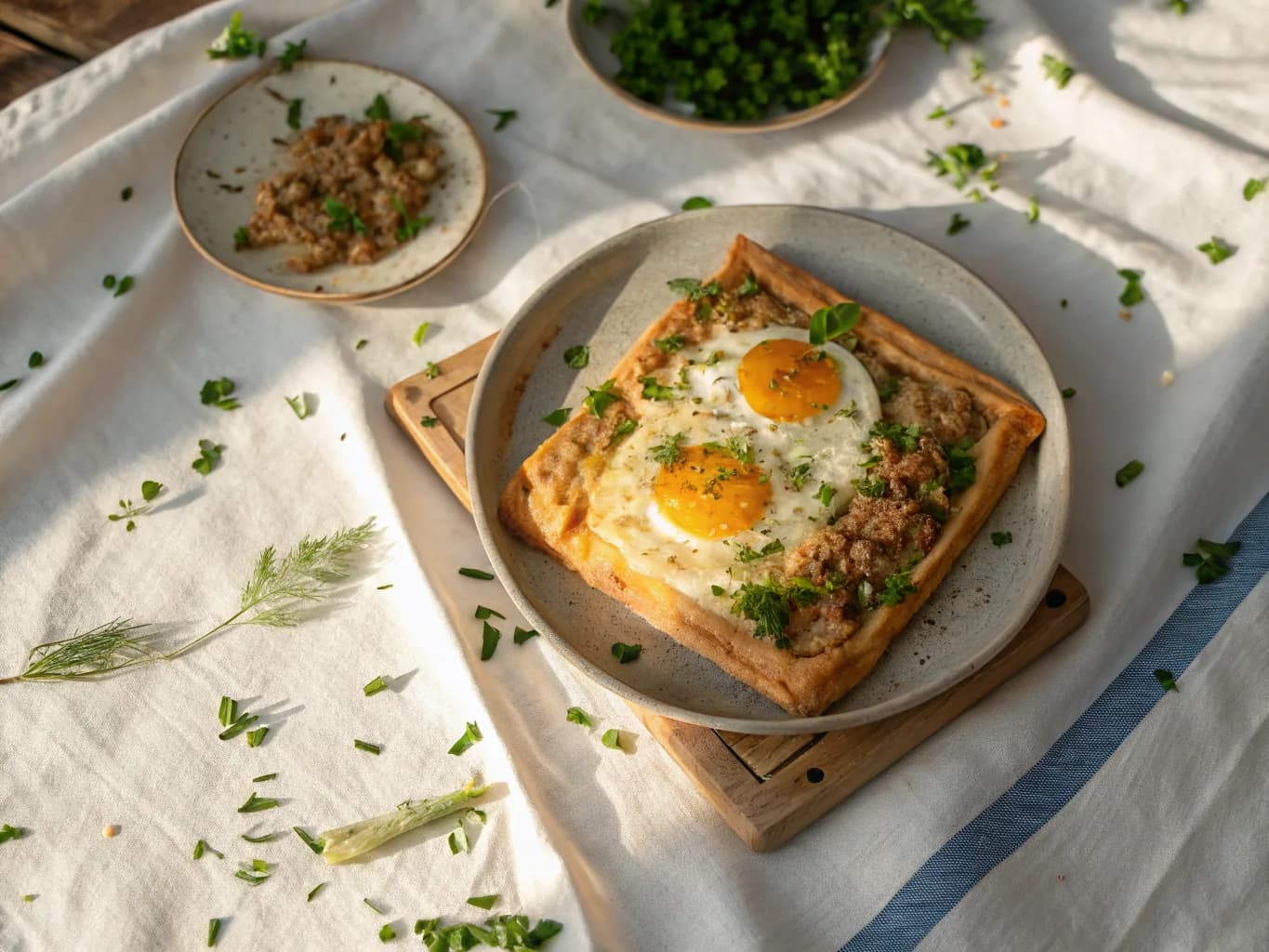 Algerian Bourek with Eggs and Tuna