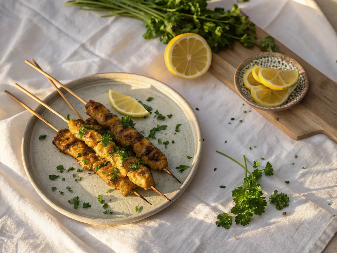 Persian Chicken Skewers (Joojeh Kabab)