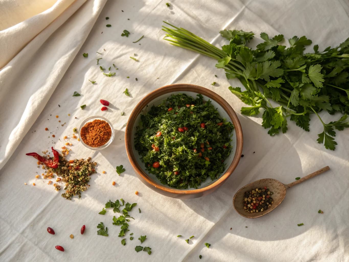 Algerian Chermoula — Spice and Fresh Herb Marinade