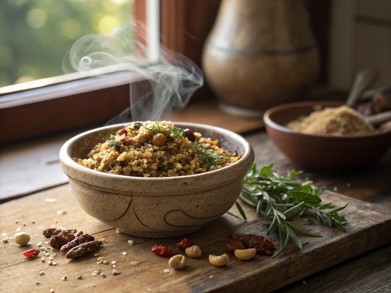 Egyptian Dukka (Spice and Nut Mix)