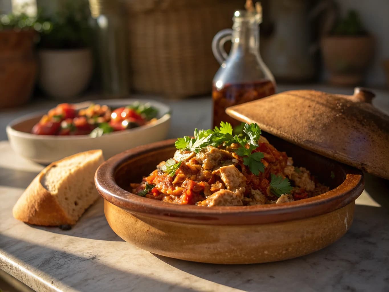 Tunisian Fricassé with Tuna and Harissa (Street Sandwich)