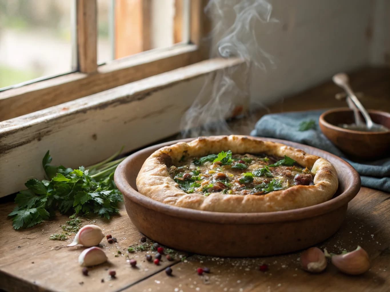 Algerian Onion and Herb Galette (Merdja)