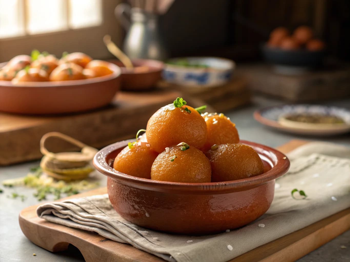 Gulab Jamun — Indian Milk and Saffron Sweets