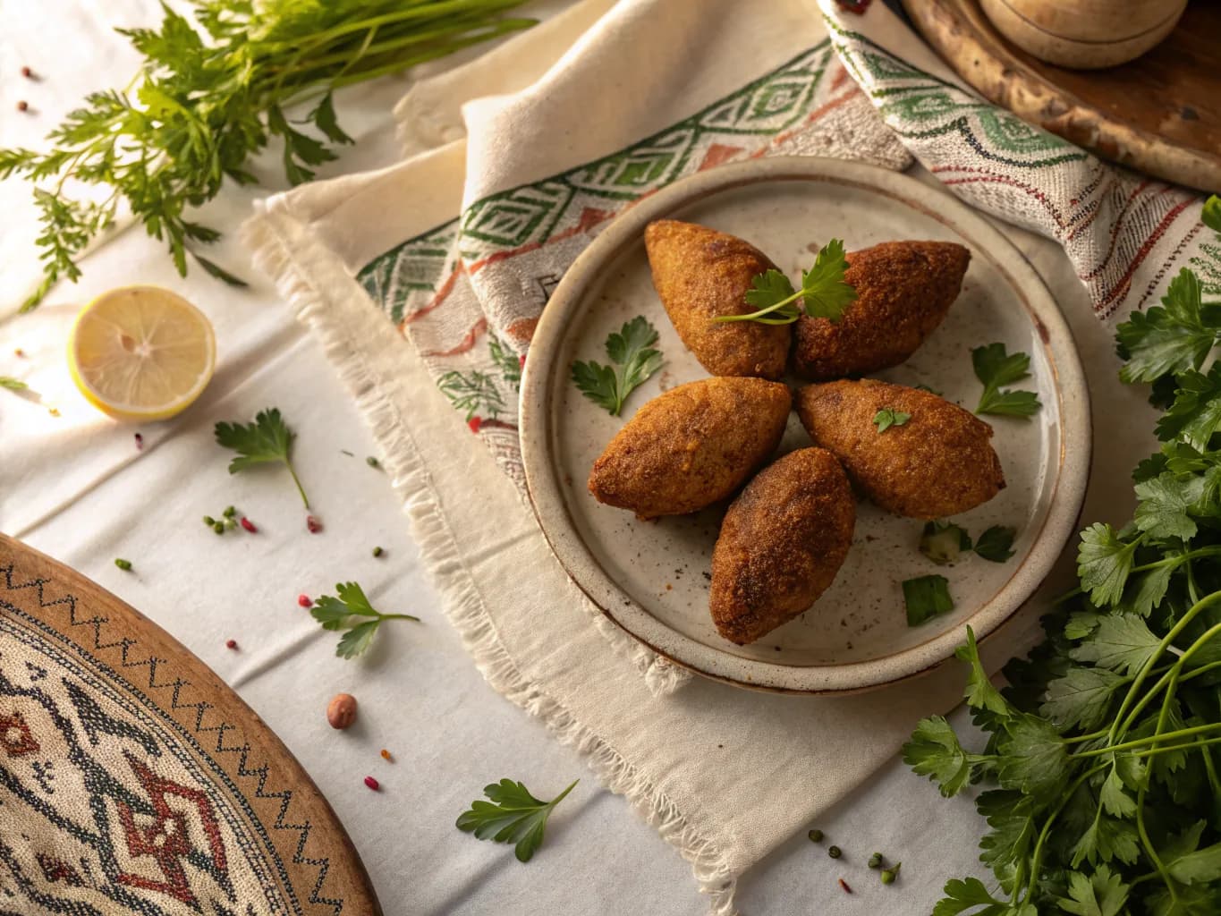 Fried Lebanese Kibbeh