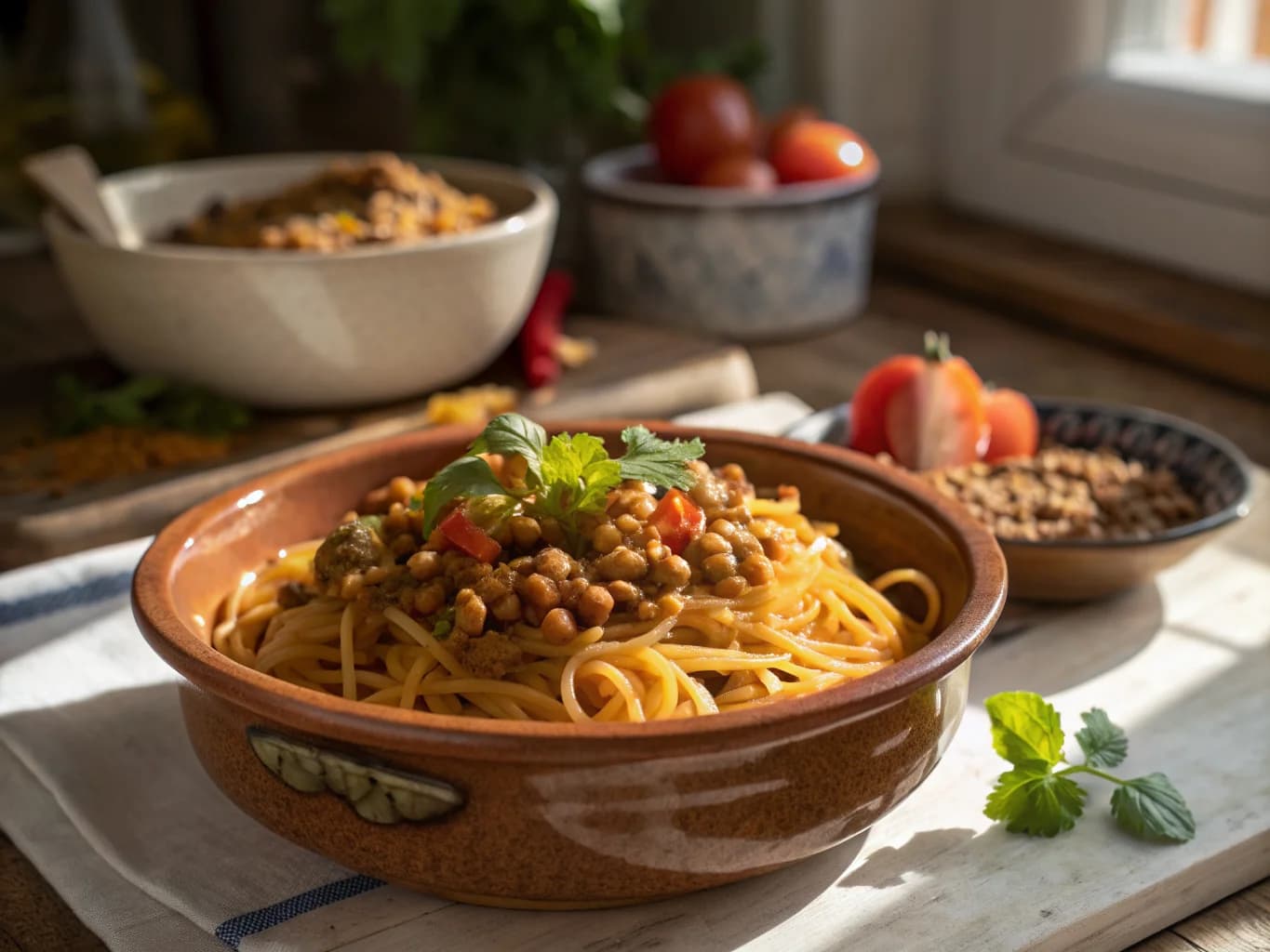 Turkish Noodles with Lentils and Vermicelli (Erişteli Mercimek Çorbası)