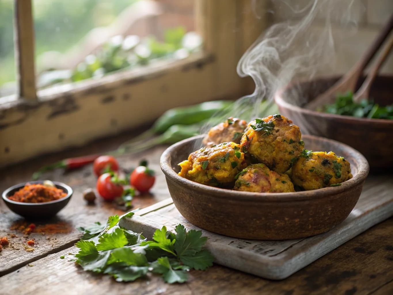 Vegetable Pakoras with Spices
