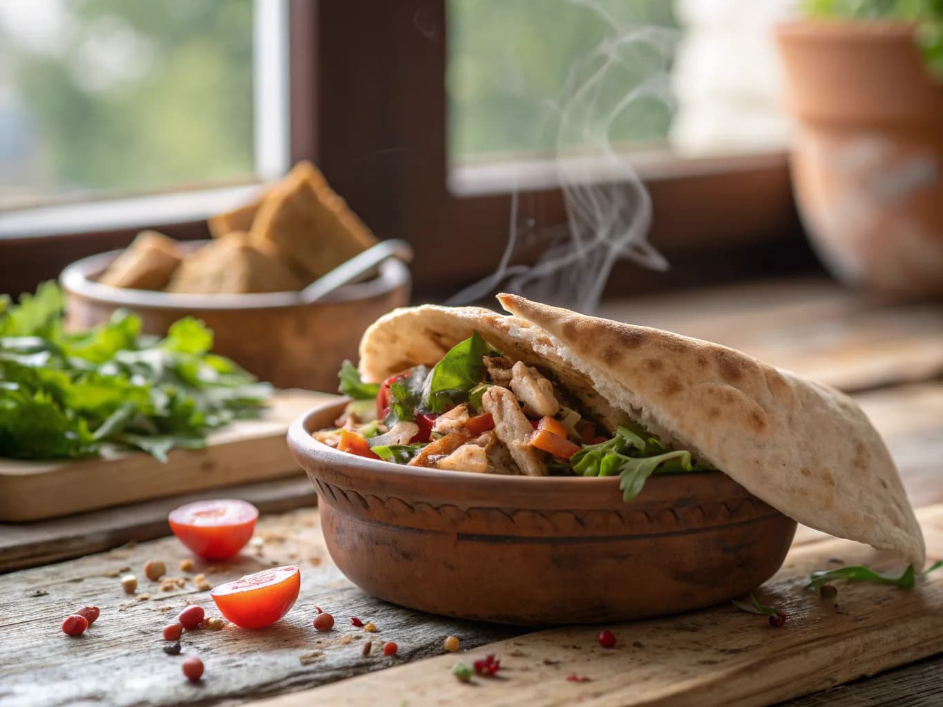 Lebanese Chicken Shawarma Sandwich
