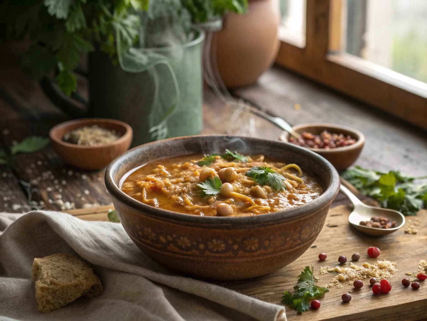 Moroccan Fava Bean and Vermicelli Soup (Bissara) Revisited