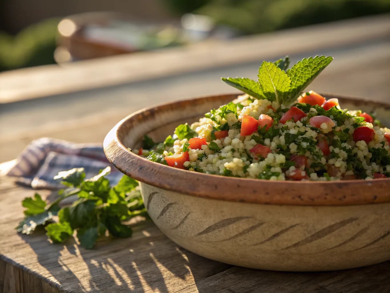 Traditional Lebanese Tabbouleh