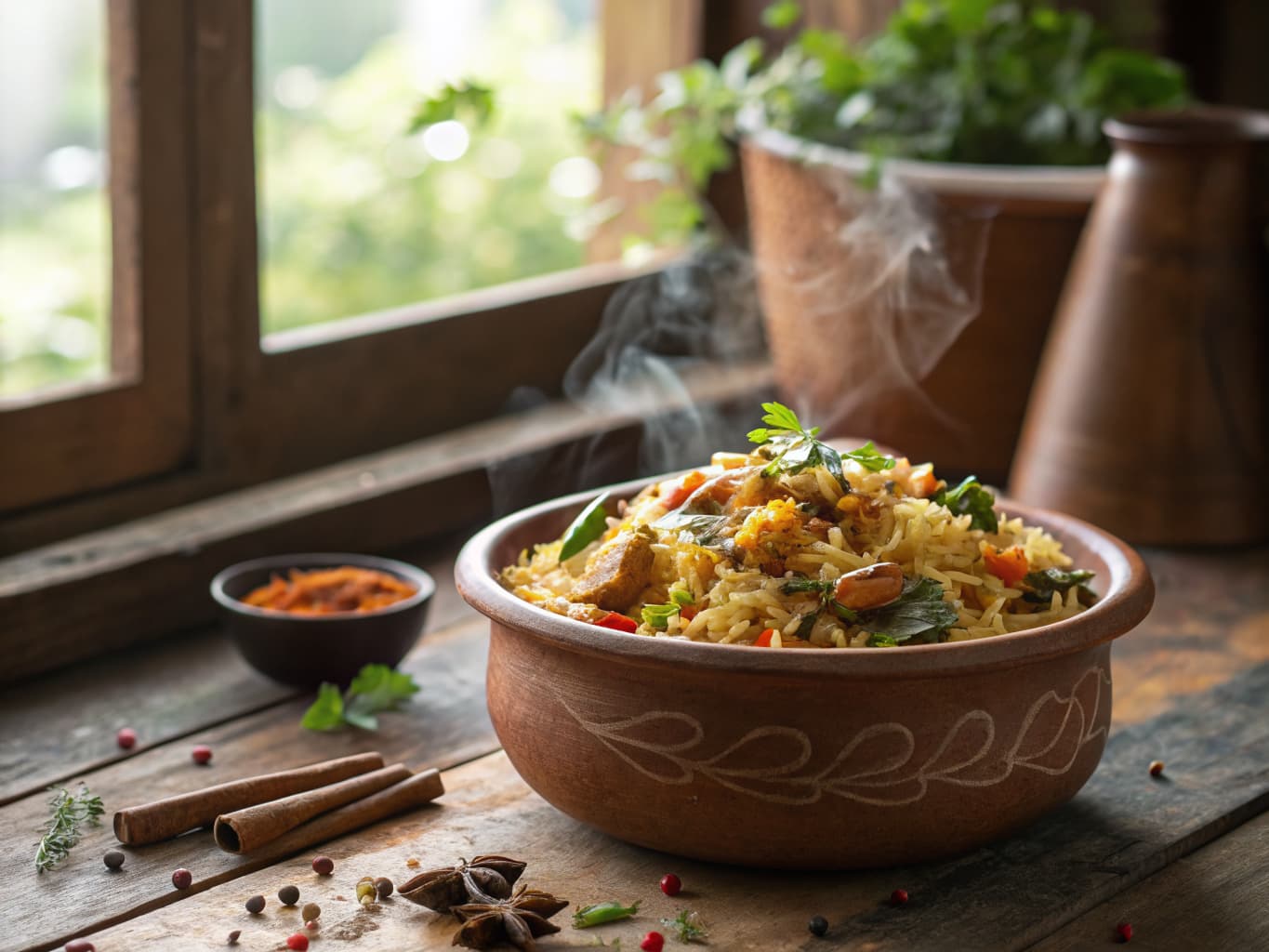 Vegetable Biryani Indian Style