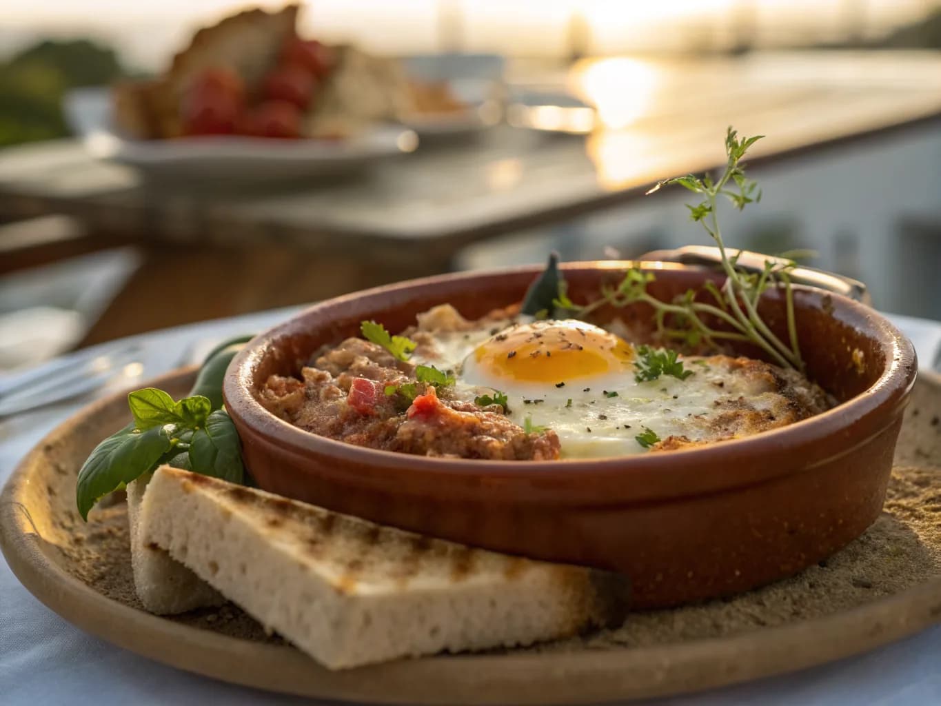 Tunisian Egg and Tuna Brik
