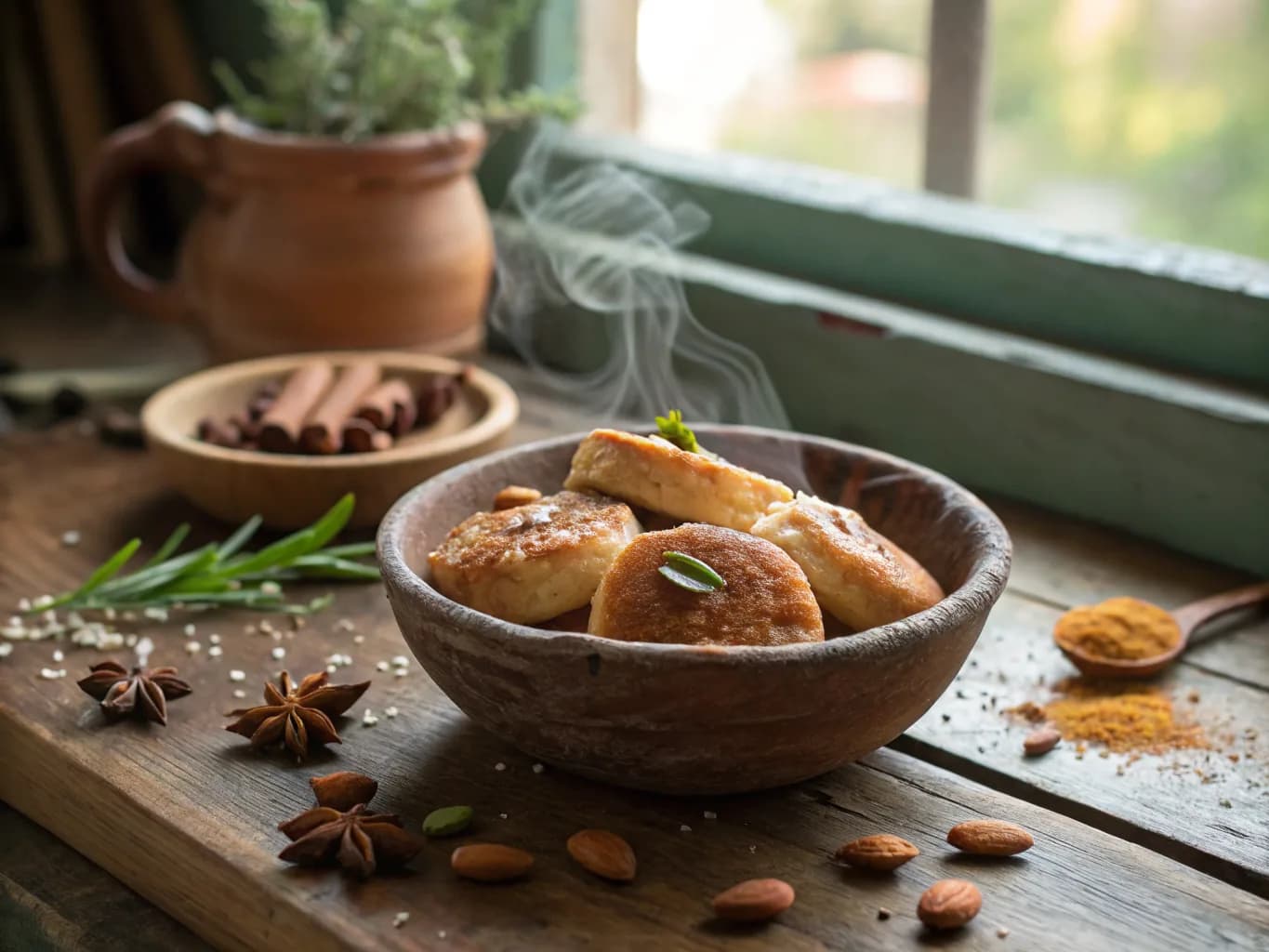 Almond and Honey Briouates