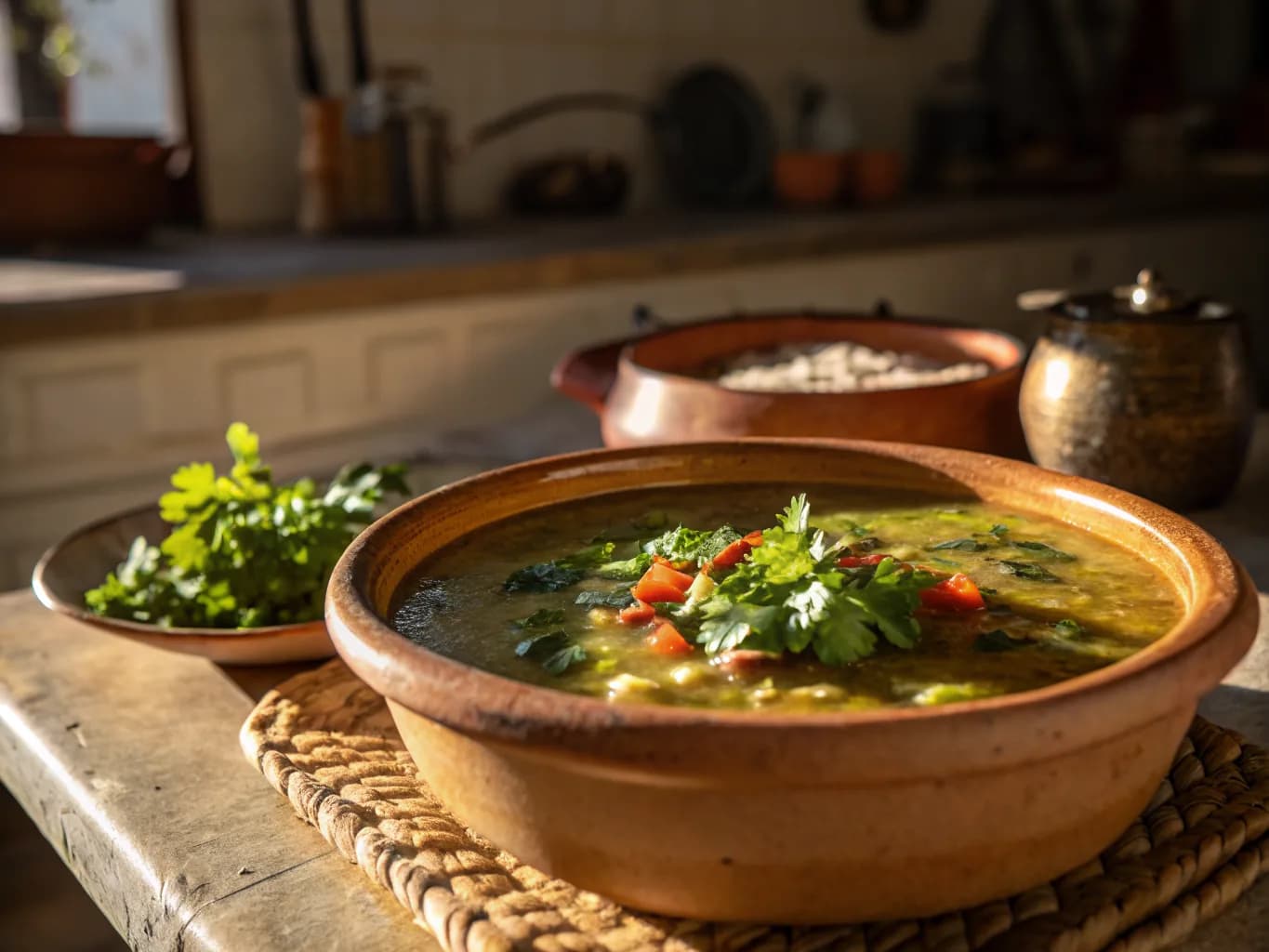 Chorba Frik (Algerian Green Wheat Soup)