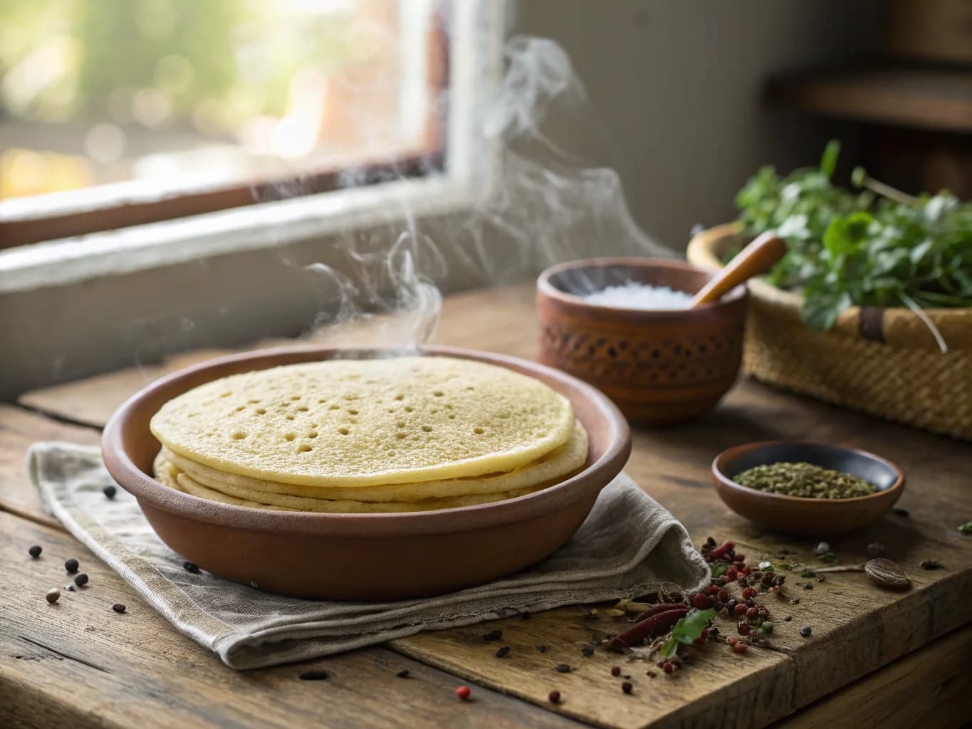 Moroccan Honey Butter Crepes (Baghrir) for a Gourmet Breakfast