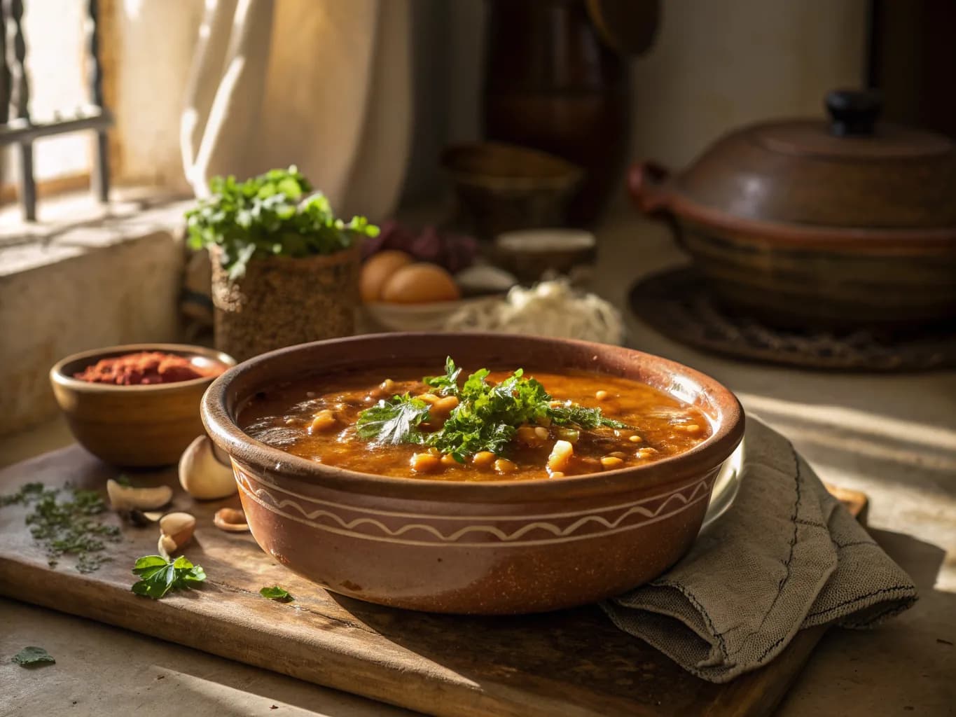 Moroccan Harira (Traditional soup)