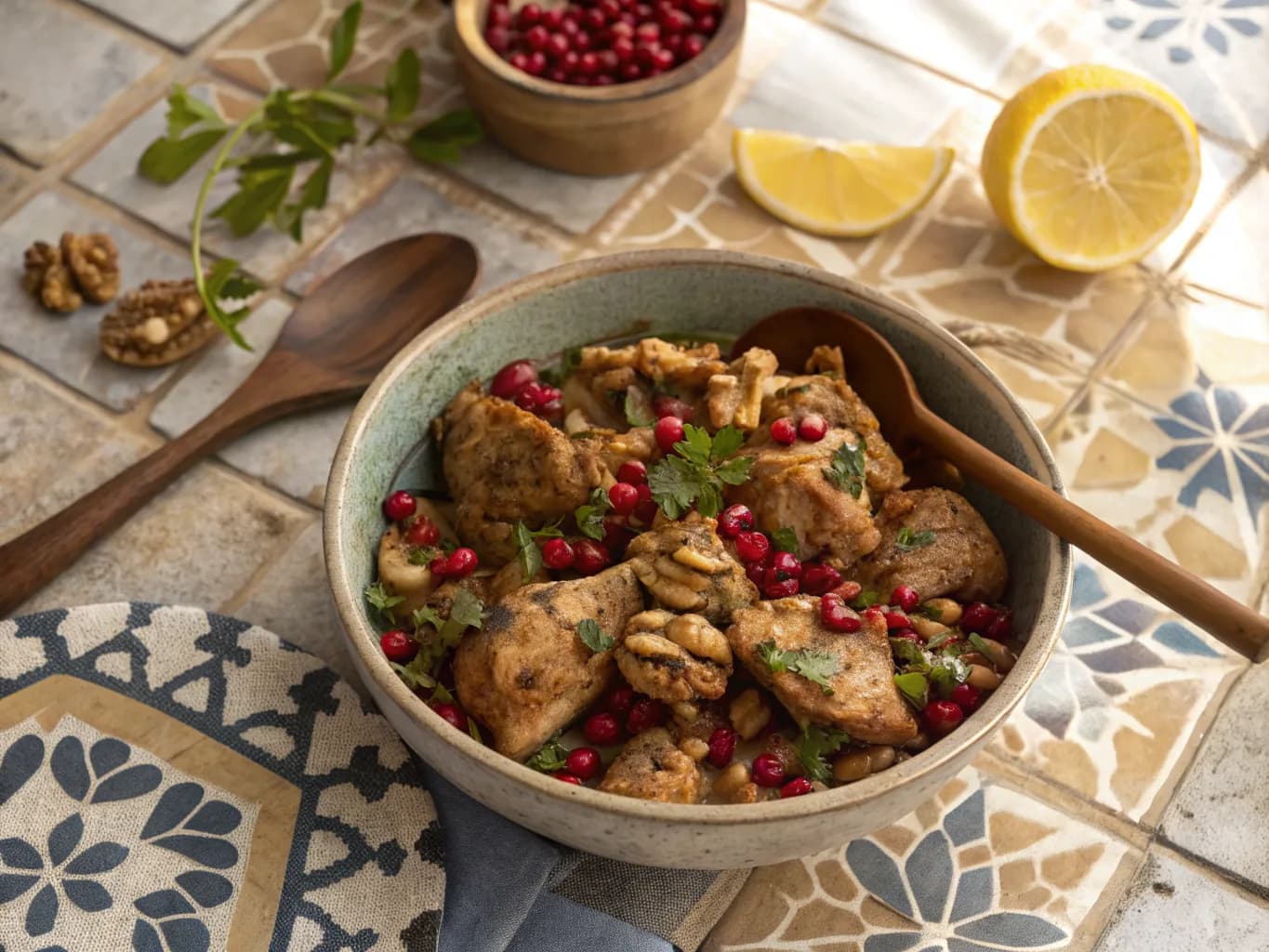 Khoresht-e Fesenjan (Chicken with Pomegranates and Walnuts)