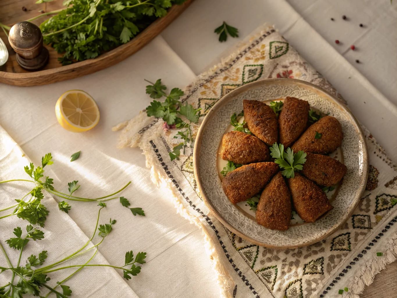 Lebanese Baked Kibbeh