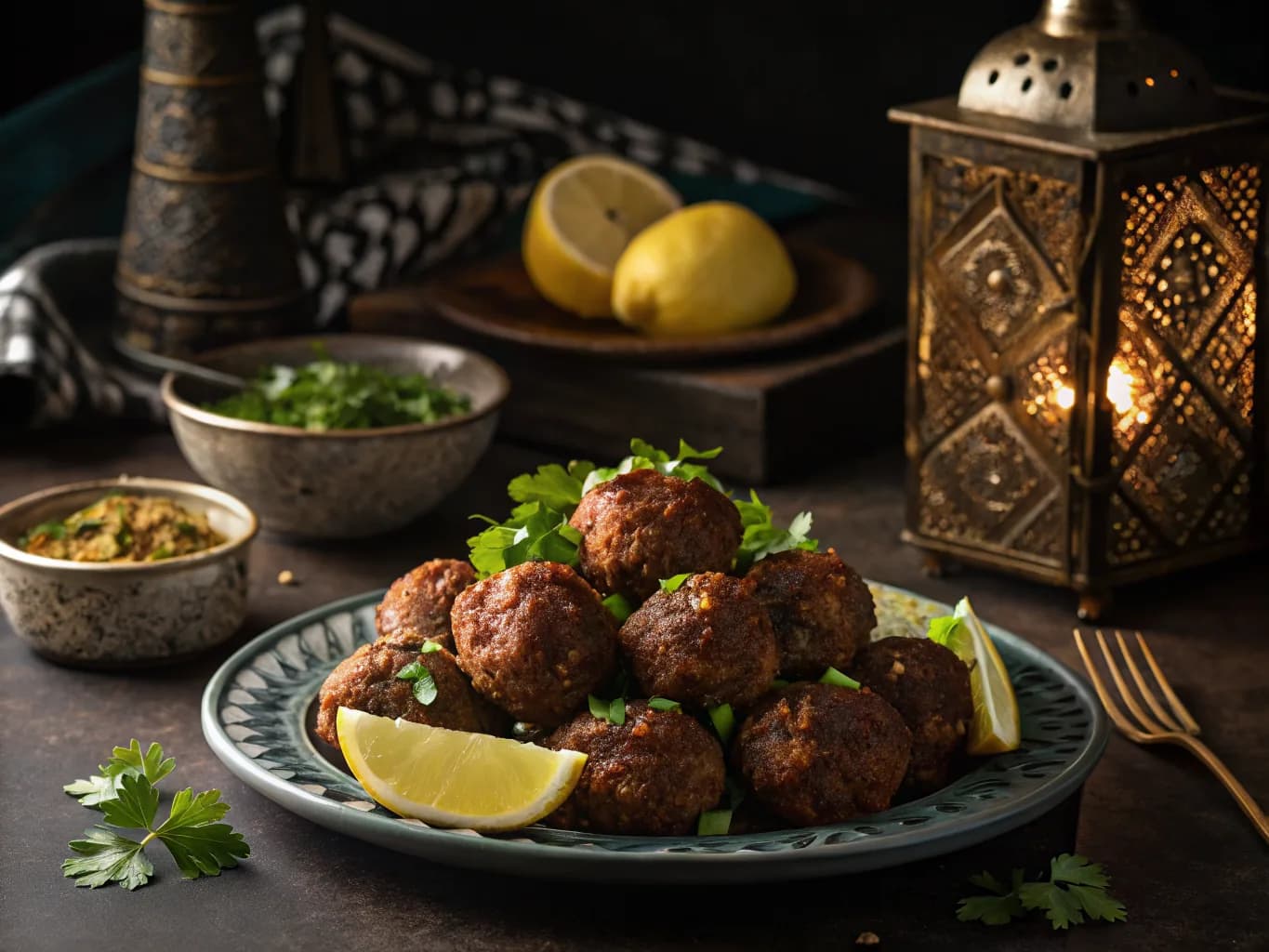Spiced Köfte (Turkish Meatballs)