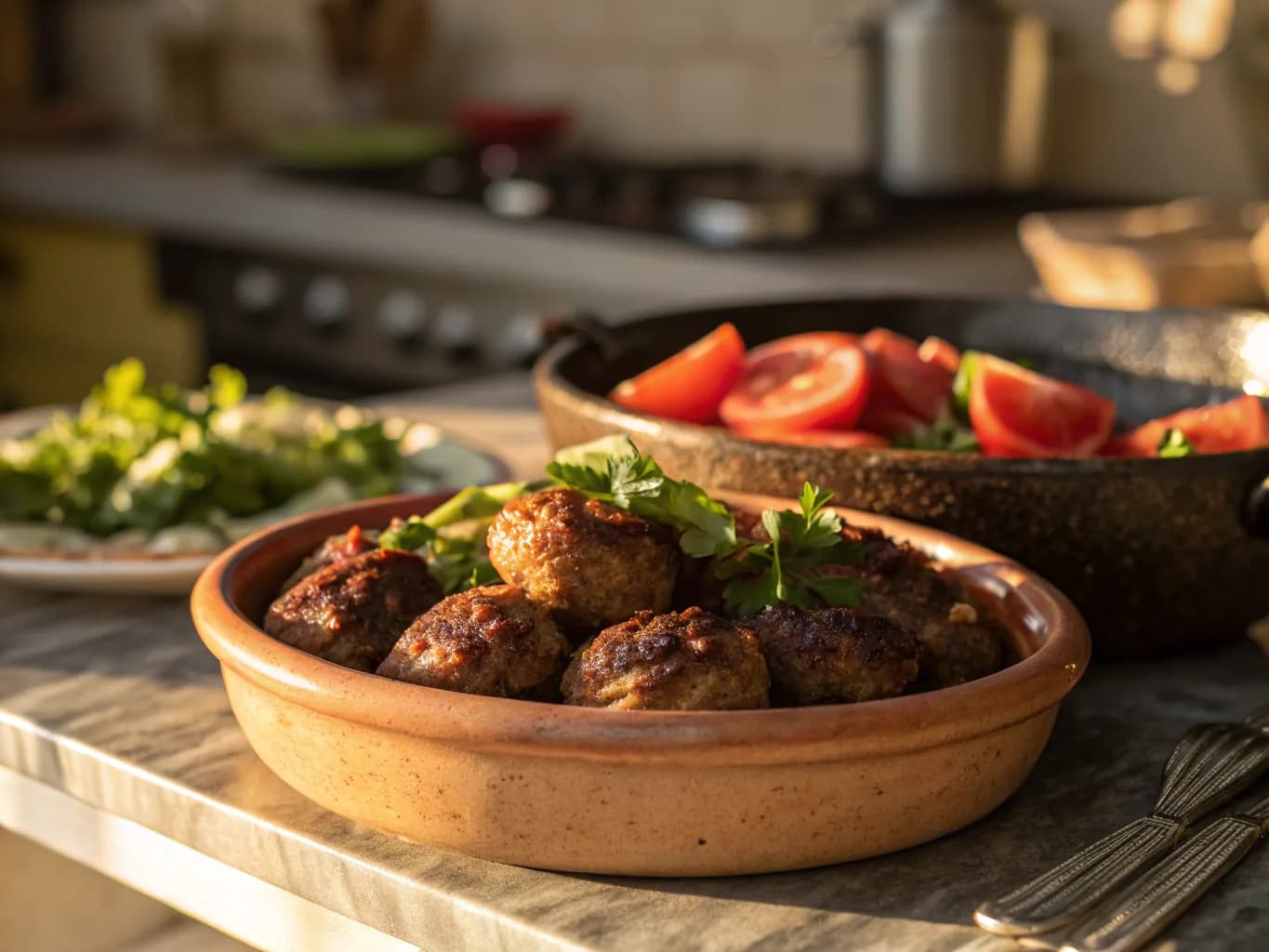 Turkish Köfte with Minced Meat