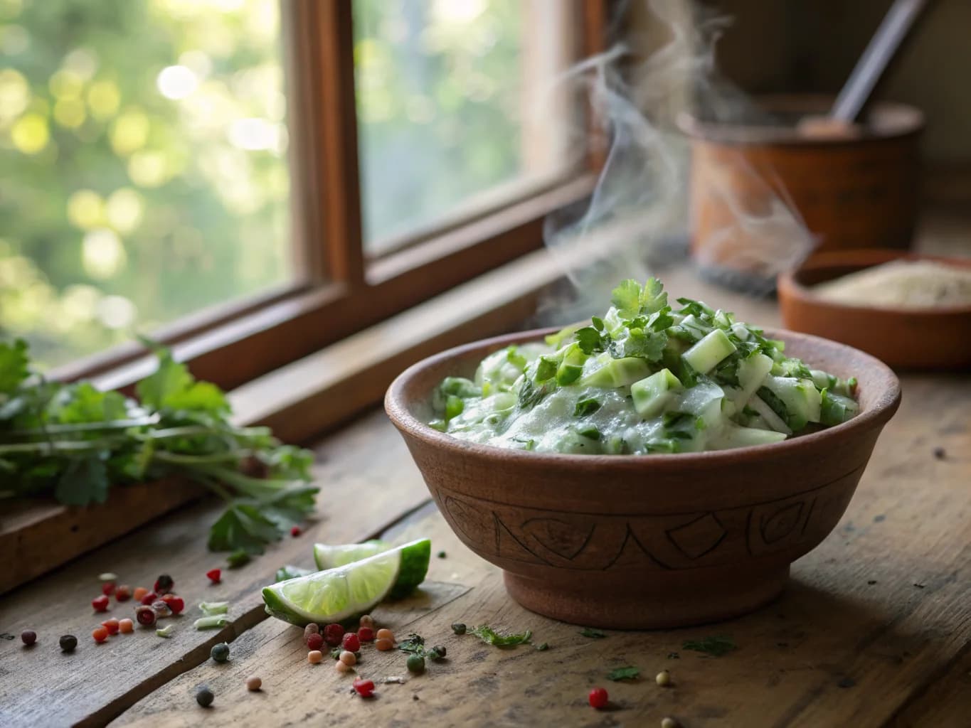 Indian Cucumber Mint Yogurt Salad (Kachumber Raita)