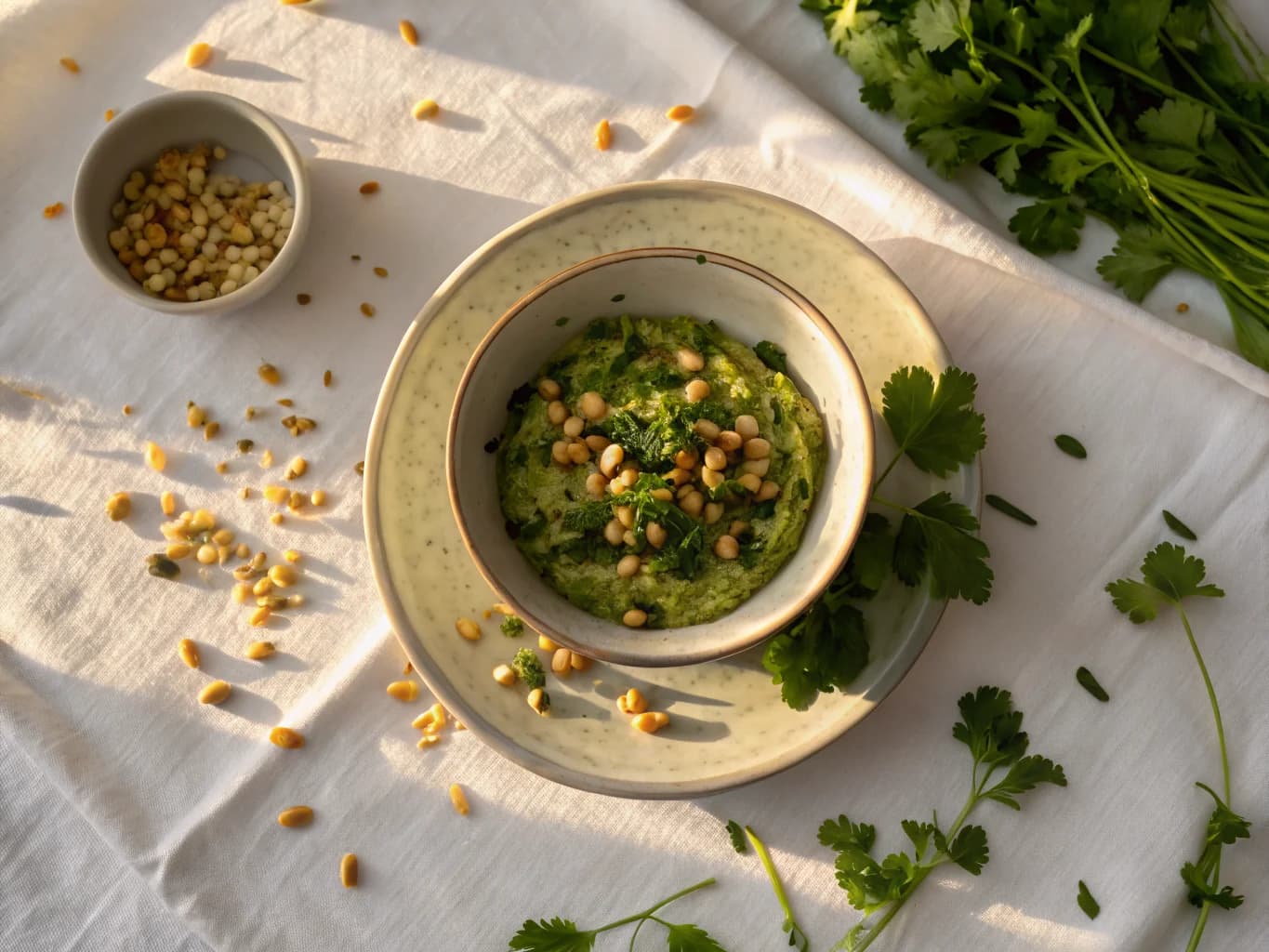 Asian Peanut and Cilantro Dip