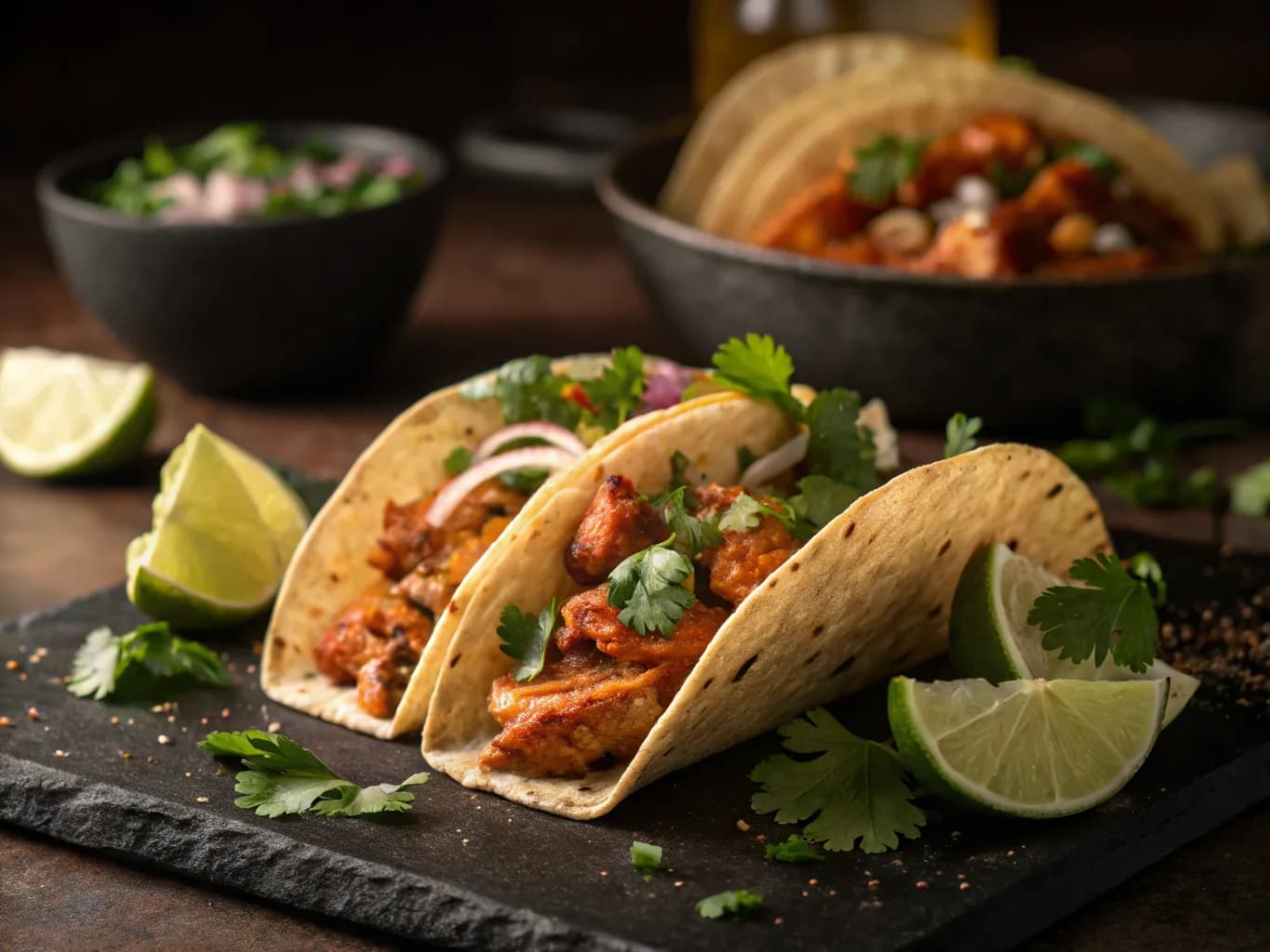 Spicy Mexican-style Chicken Tacos halal
