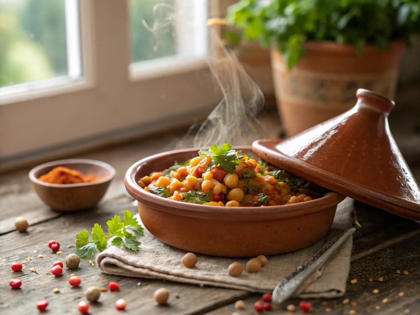 Algerian Spiced Chickpea Tagine