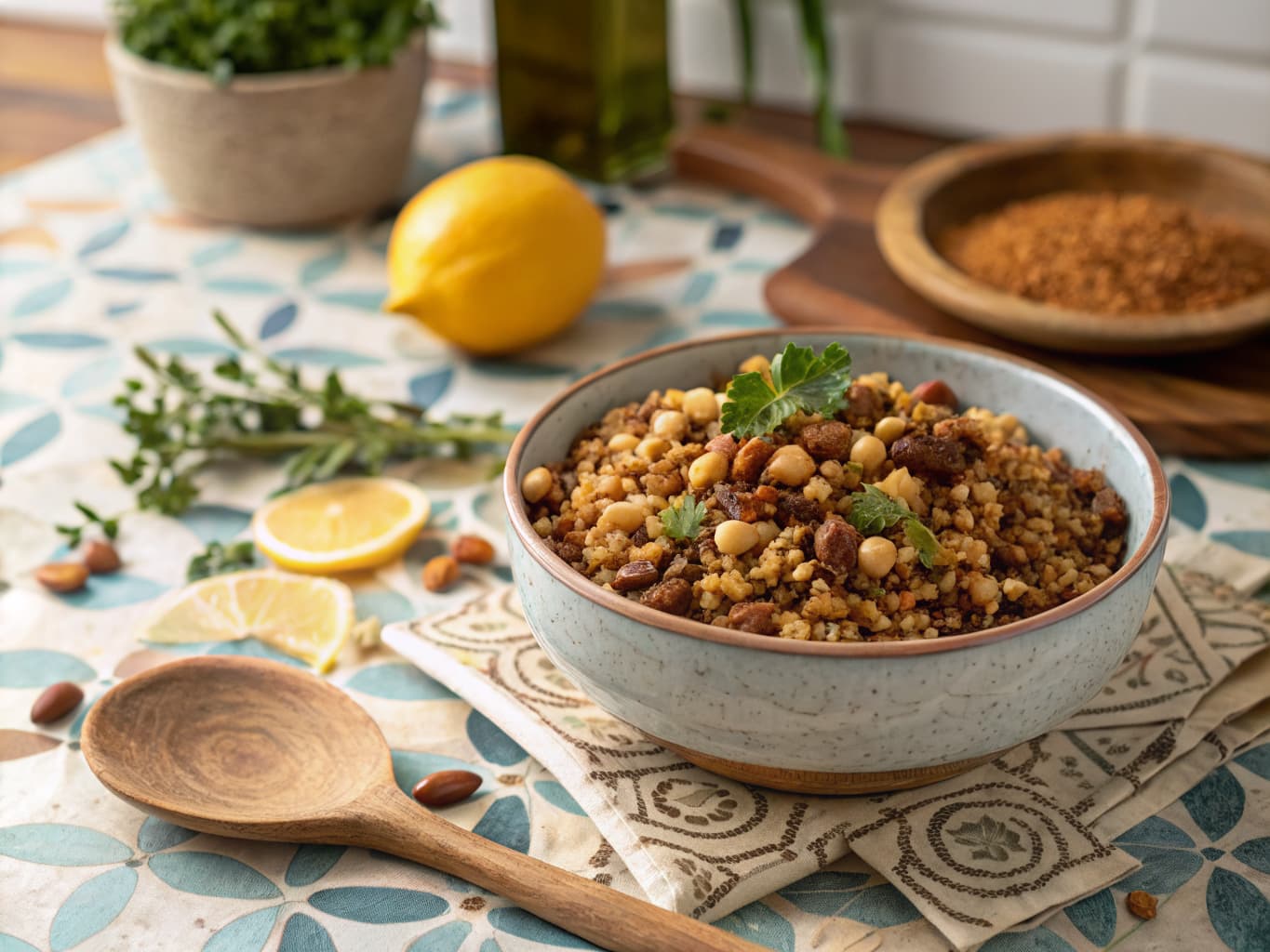Egyptian Dukka (Spice and Nut Mix)