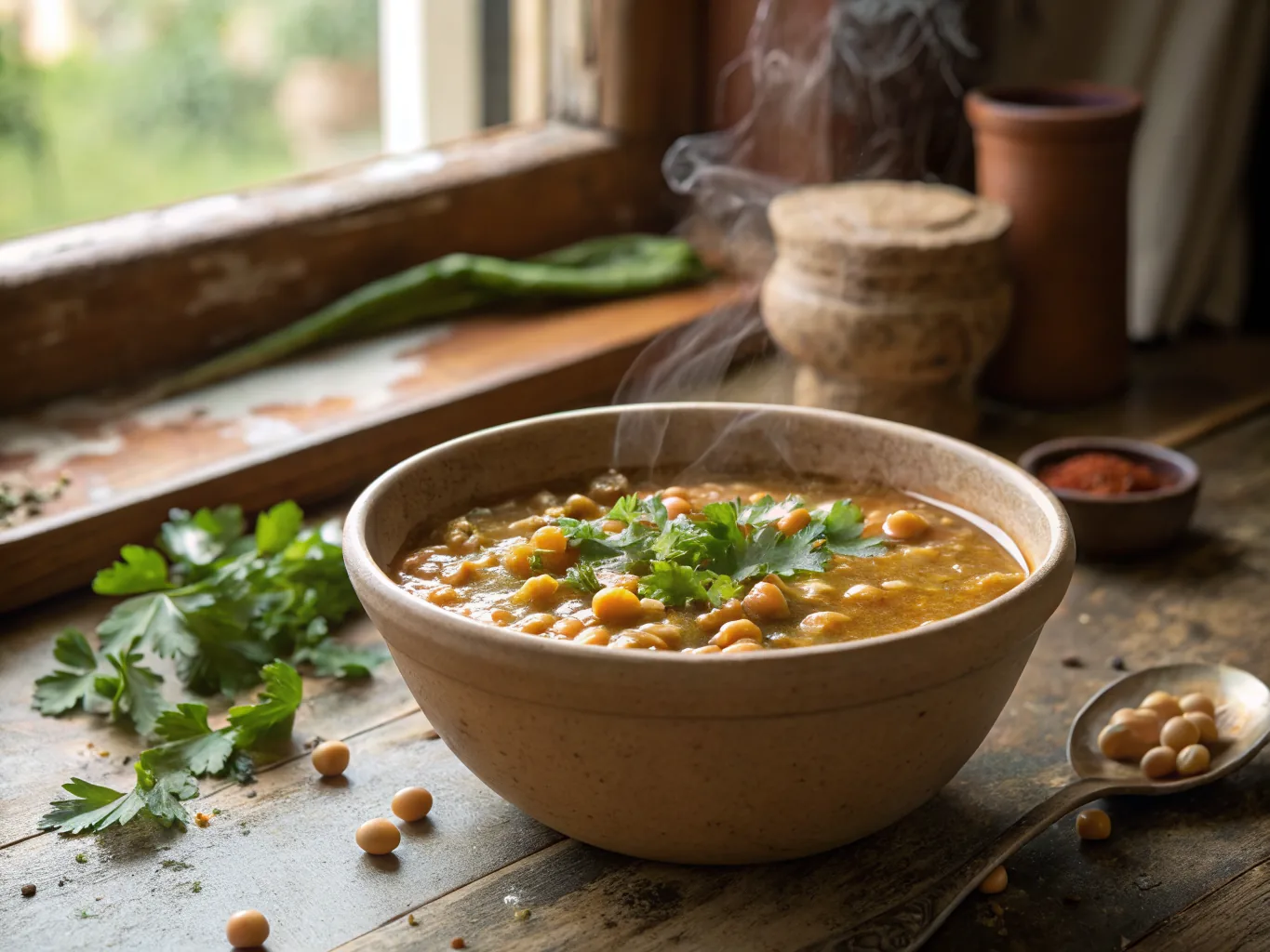 Bissara Marocaine (Soupe de Fèves Séchées)