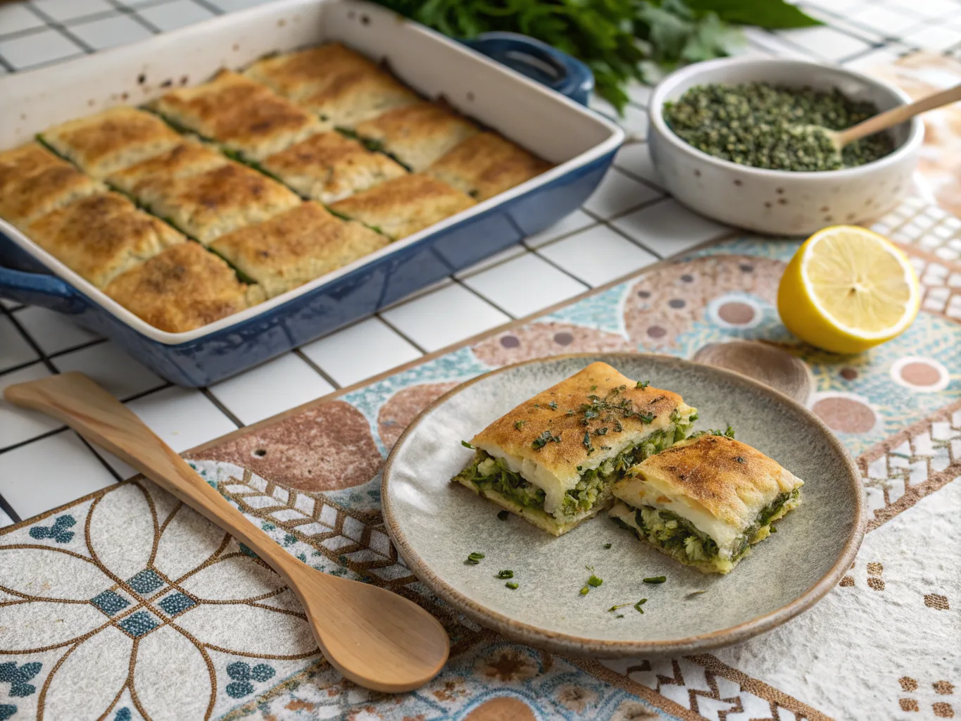 Börek aux Épinards et Fromage (Ispanaklı Peynirli Börek)