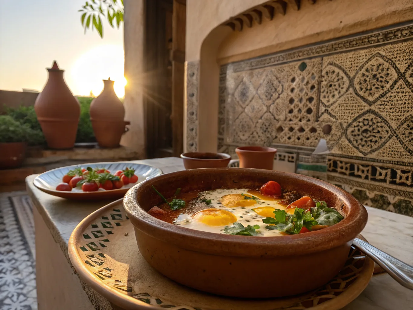 Brik à l'œuf traditionnel tunisien