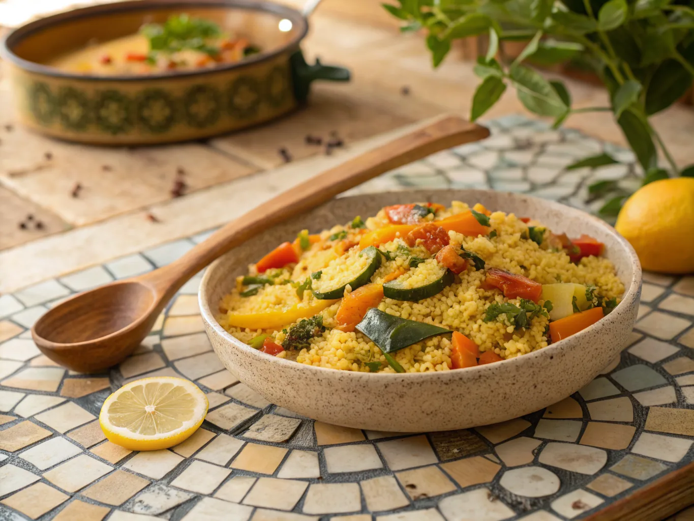 Couscous Algérois aux Légumes