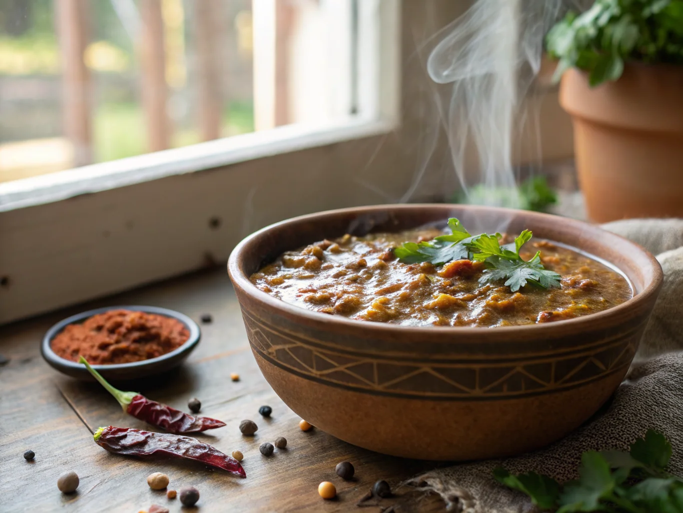 Dal Makhani (Lentilles Noires Crémeuses à l'Indienne)
