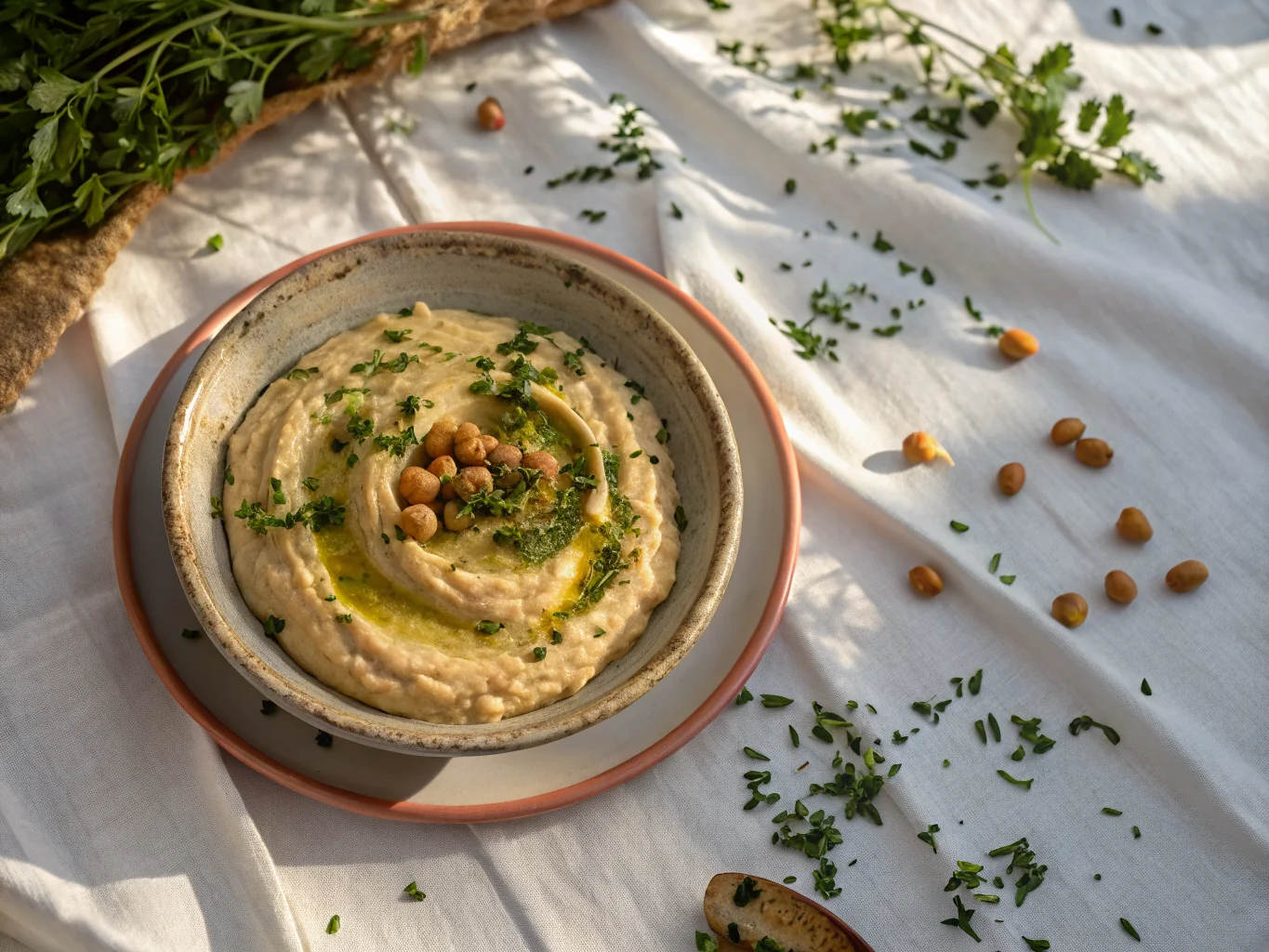 Dip Égyptien de Fèves Crémeuses (Ful Medames Dip)