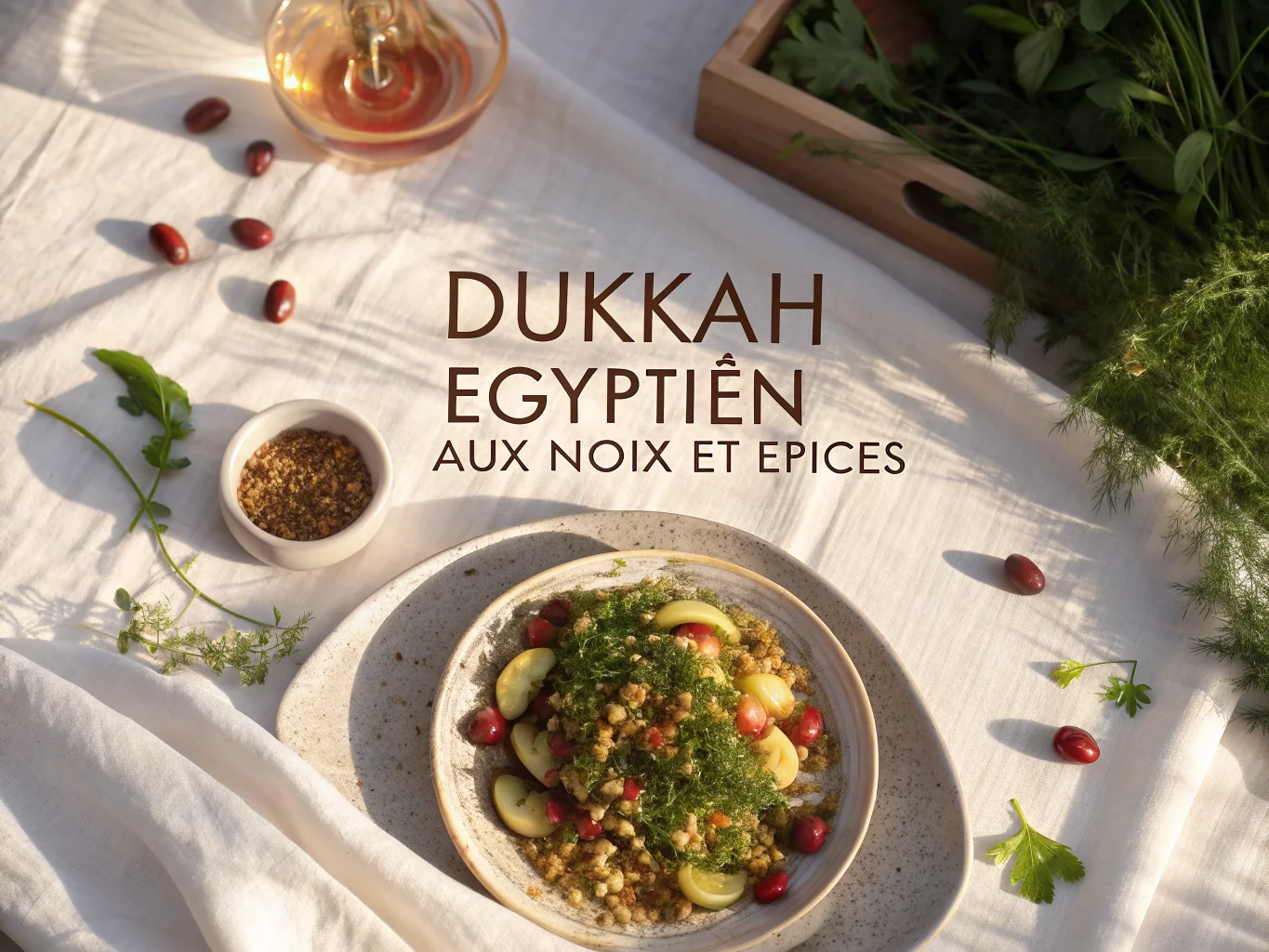 Dukkah Égyptien aux Noix et Épices