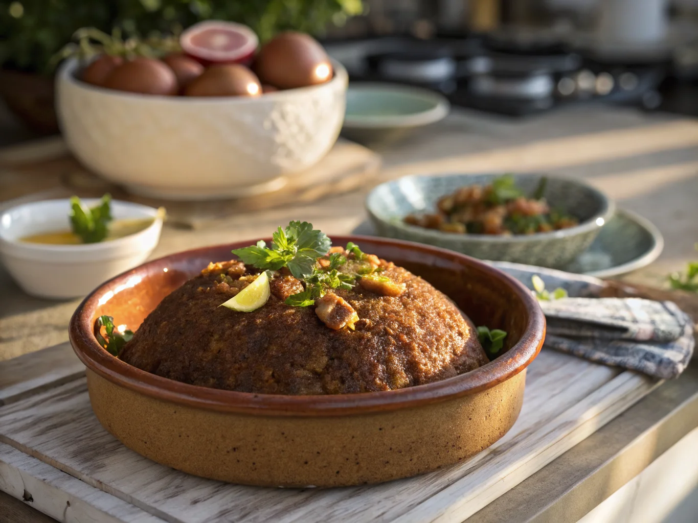 Baked Kibbeh (Kibbeh bil Sanieh)