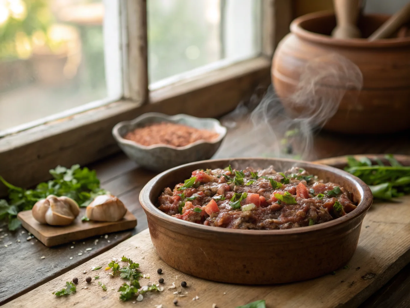 Kibbeh Nayeh (Lebanese Lamb Tartare)