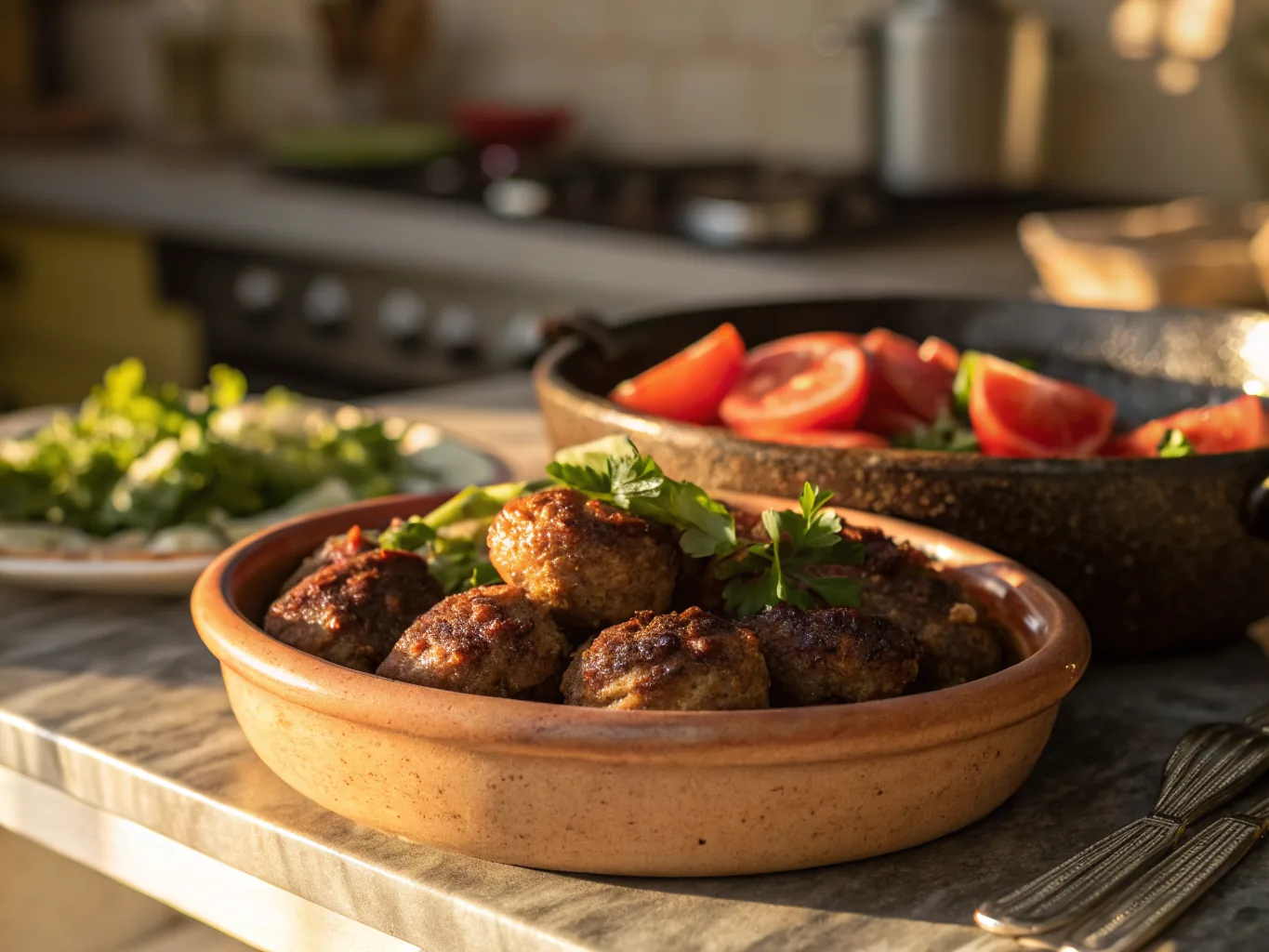 Turkish Köfte with Minced Meat