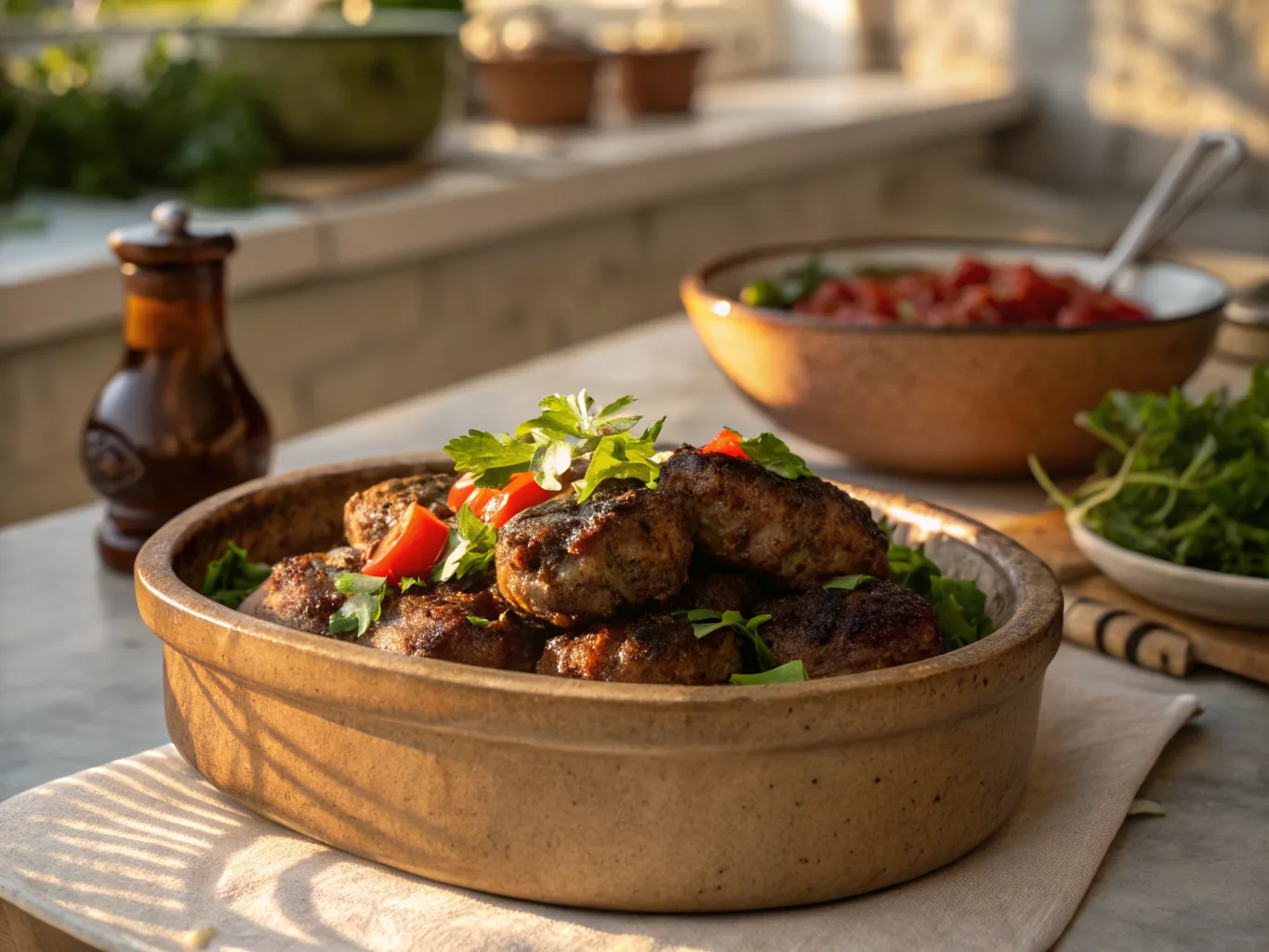 Köfte de Viande Hachée aux Épices Turques