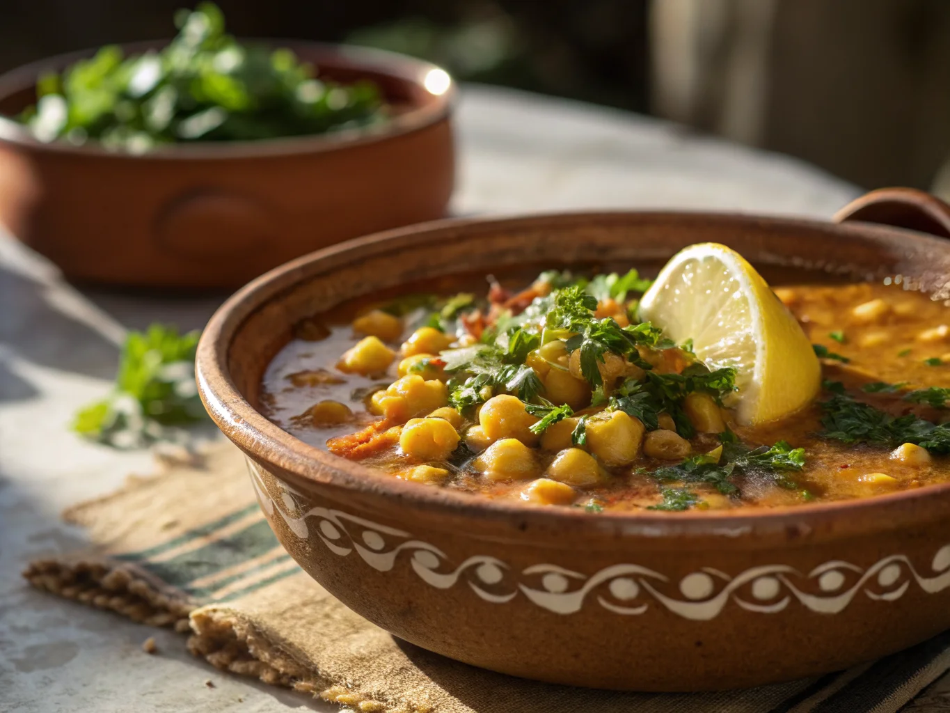 Lablabi (Soupe Tunisenne de Pois Chiches au Cumin et au Citron)