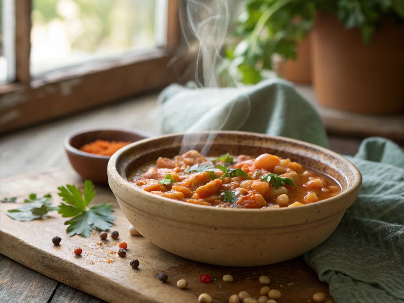 Tunisian Loubia (White Bean Stew with Tomato and Cumin)