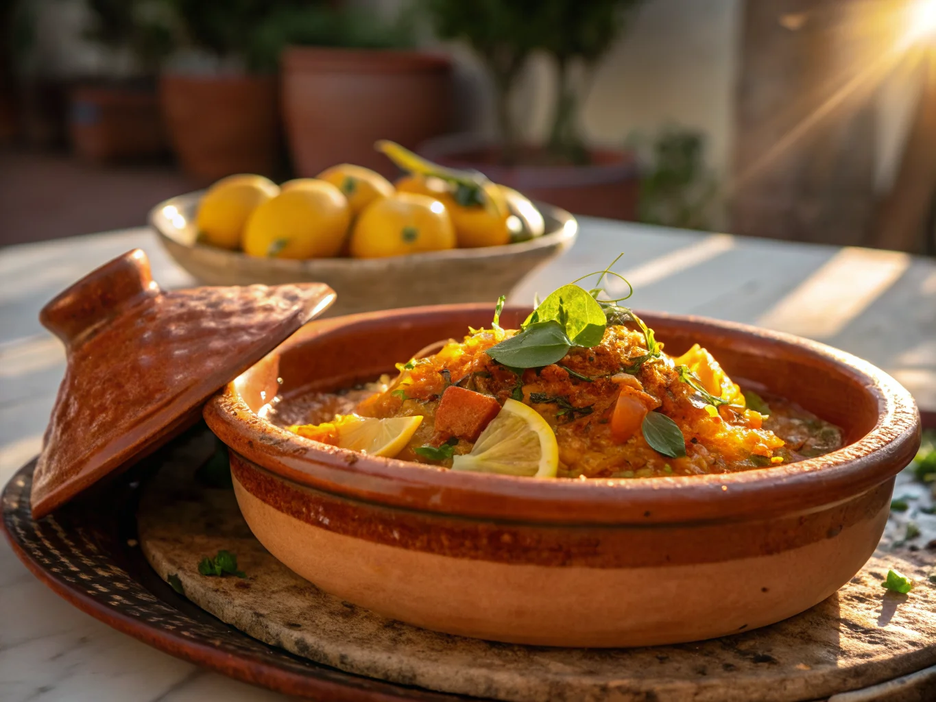 Moroccan Marinade with Preserved Lemon and Saffron