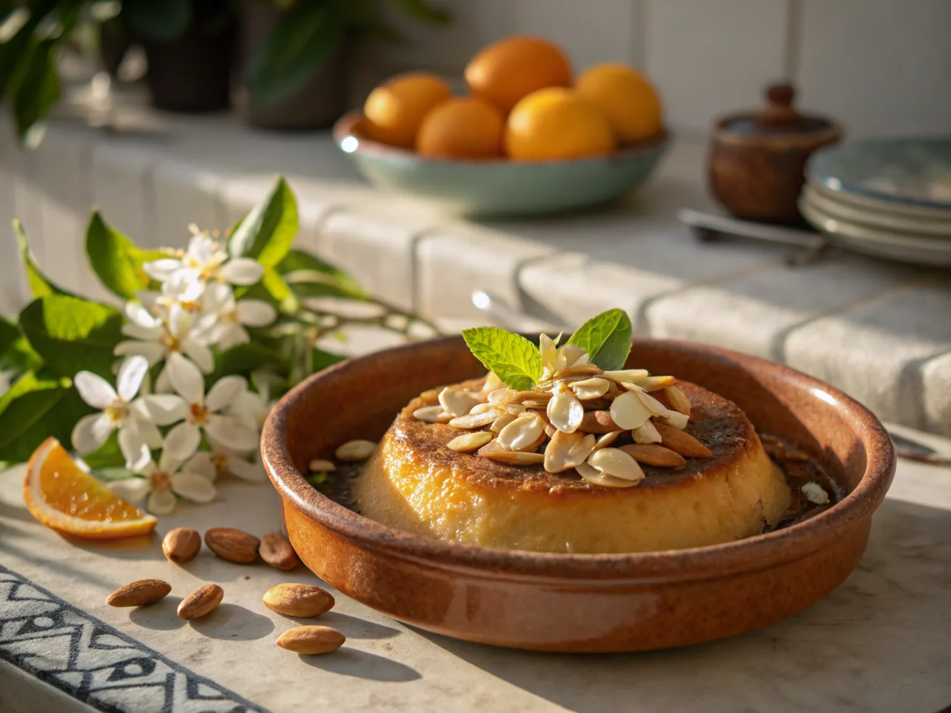 Meskouta Algérienne aux Amandes et Fleur d'Oranger