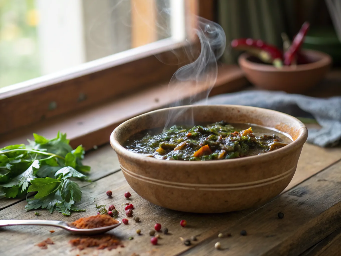 Mloukhiya tunisienne (ragoût de corète potagère)