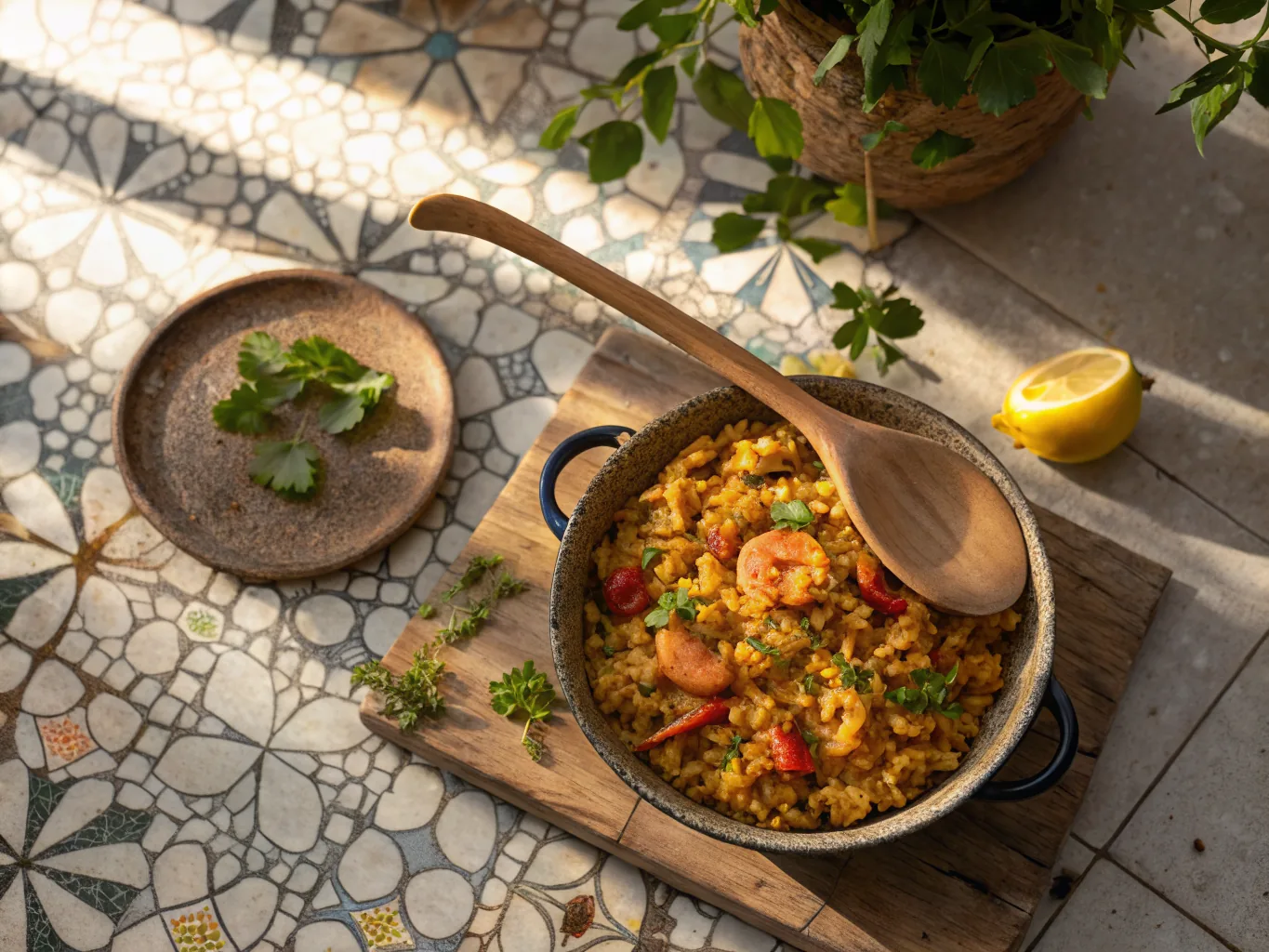 Halal Valencian Paella