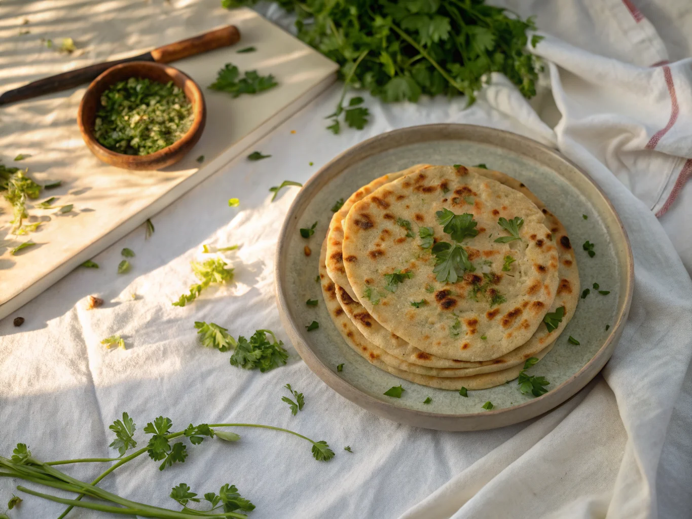 Paratha aux Pommes de Terre (Aloo Paratha)