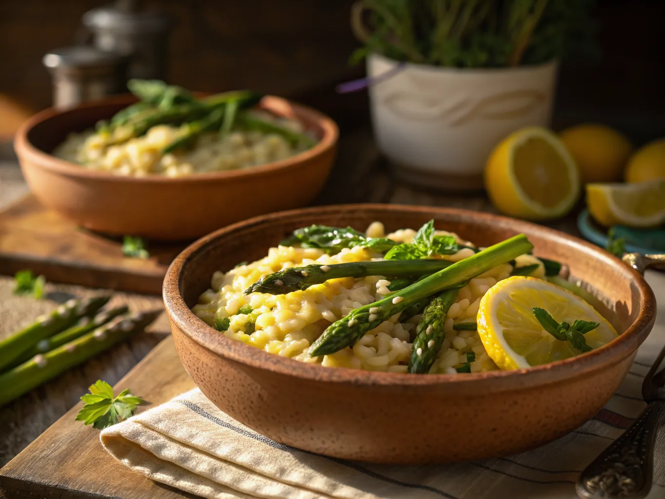 Risotto aux Asperges et Citron